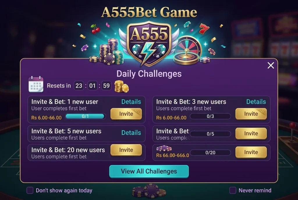 A555 Bet Withdraw